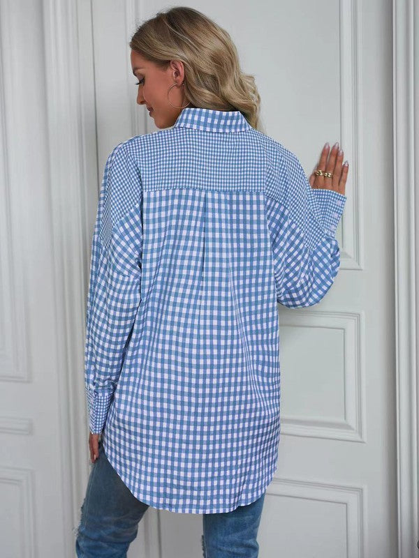 Collared neckline gives it a polished, structured look.