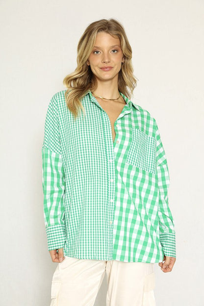 Hem falls at hip length, flattering a variety of body types.