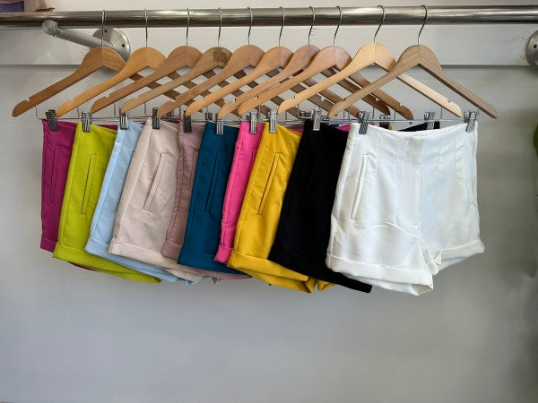 Pleated Shorts & Vest Set