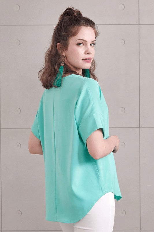 Perfect drape that flatters curves without being clingy.