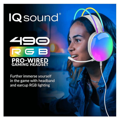 Pro-Wired Gaming Headset for IQ Sound