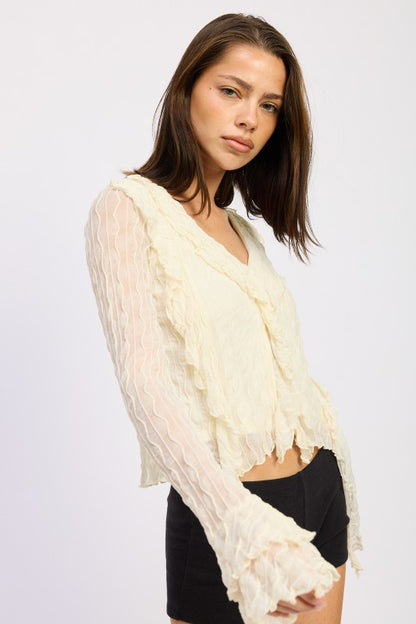 Model height ~5′9″, wearing size Small for sizing reference. 