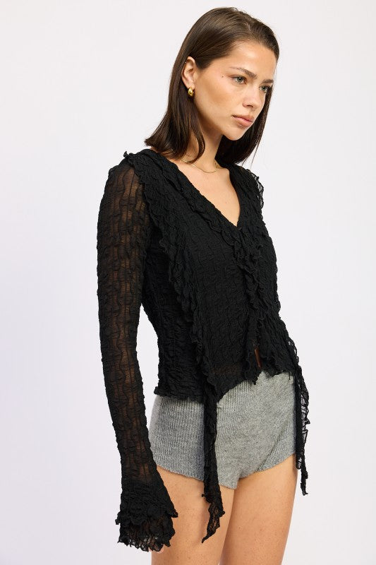 Well-constructed seams ensure durability through wash and wear. 