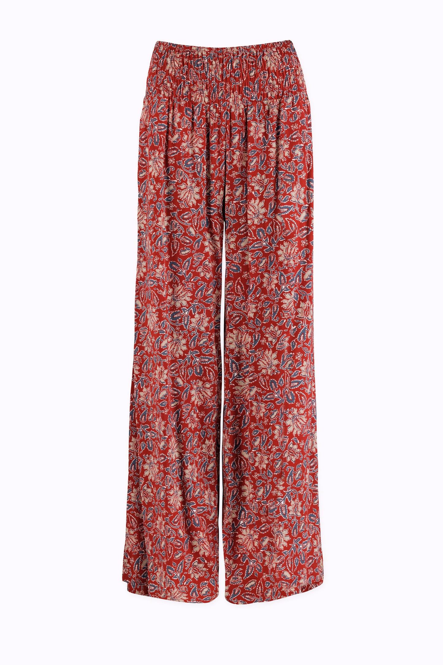 PORTOFINO TRAVEL PANT: RED MOTIF