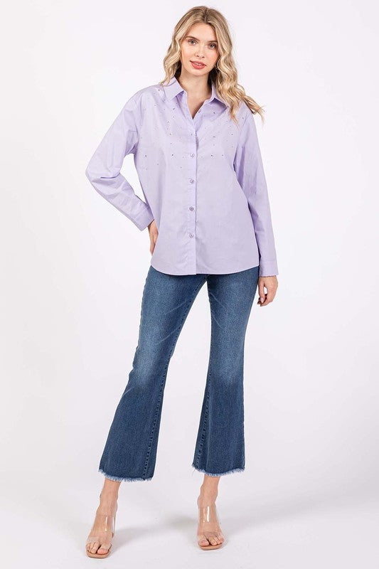 Designed in plus sizing for comfort and confidence with a touch of shine.