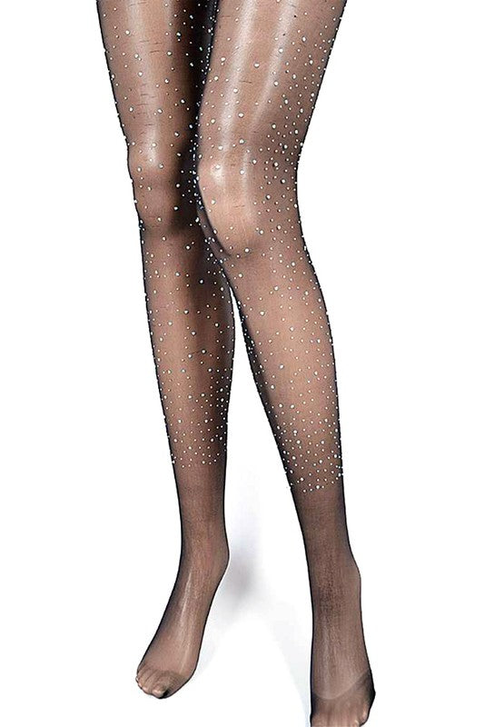 Rhinestone Fashion Stocking