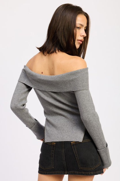 Ribbed texture creates subtle vertical lines, flattering silhouette.