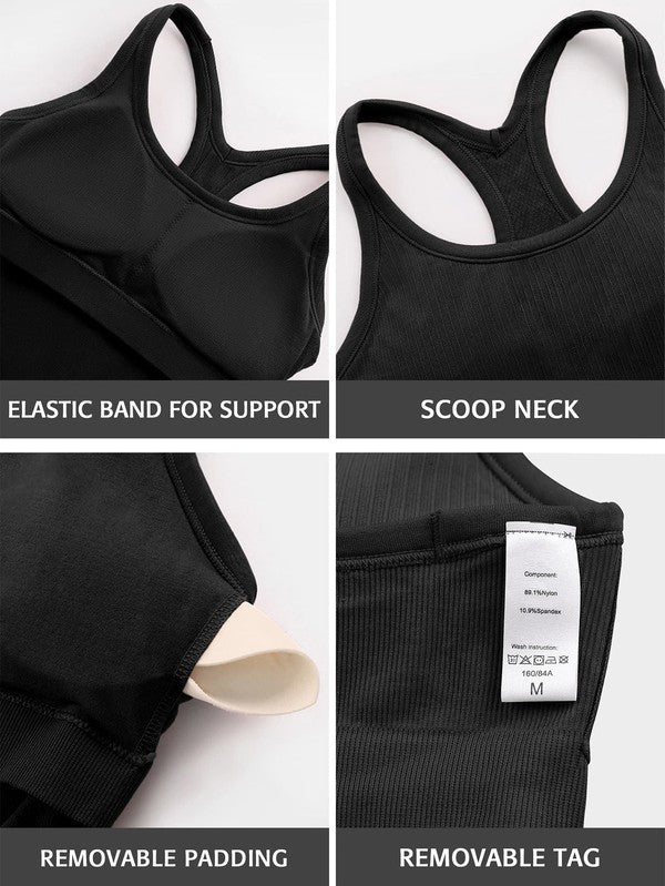 The ribbed texture adds a touch of style, while the stretchy, breathable fabric moves with you—no tugging, no fuss. Whether you're layering it under a jacket or wearing it solo, this tank is all about effortless performance and everyday comfort.