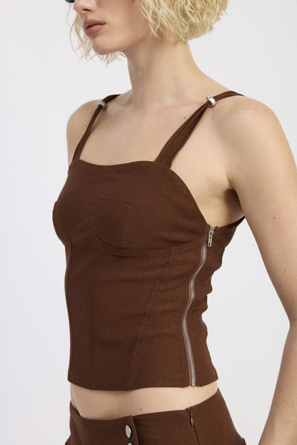 Adjustable straps/closures may help get a custom fit. (corset & strap style)