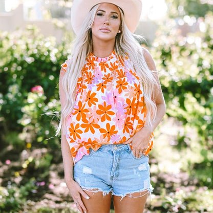 Versatile top that pairs beautifully with skirts, jeans, or shorts for sweet summer looks. 