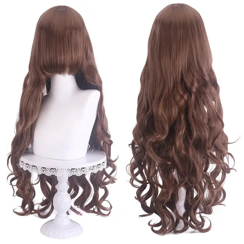 Genshin Impact Ice Blue Wig for Ayato Kamisato Cosplay Wig for Anime Long Fluffy Spiky Heat Resistant Wig for Halloween Party