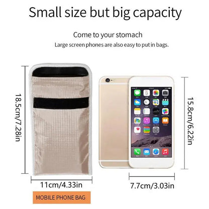 Signal Blocking Faraday Bag for Cell Phone Anti-Theft Key Fob Shield EMF GPS Location Info Security Card Protector Waterproof