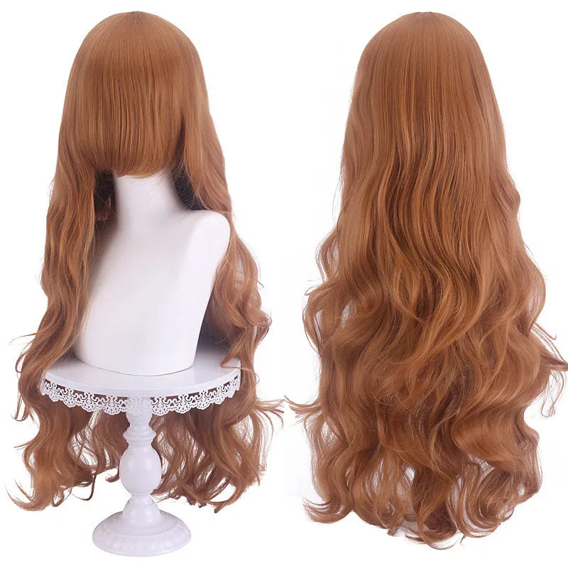 Genshin Impact Ice Blue Wig for Ayato Kamisato Cosplay Wig for Anime Long Fluffy Spiky Heat Resistant Wig for Halloween Party