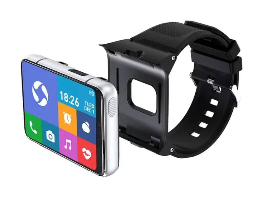 2025 S999 Smart Watch Phone 4G LTE Android 9.0 OS 4GB 64GB Smartwatch 2.8 Inch Screen 2300mAh Dual Cameras Face Unlock GPS WIFI