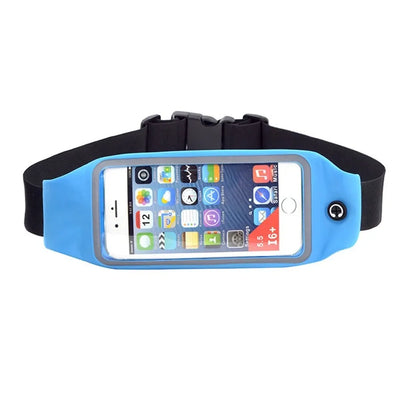 Waterproof Running Waist Bag Phone Touch Screen Pocket Outdoor Jogging Cycling Running Bag Adjustable Pack Purse Sport Belt Bag