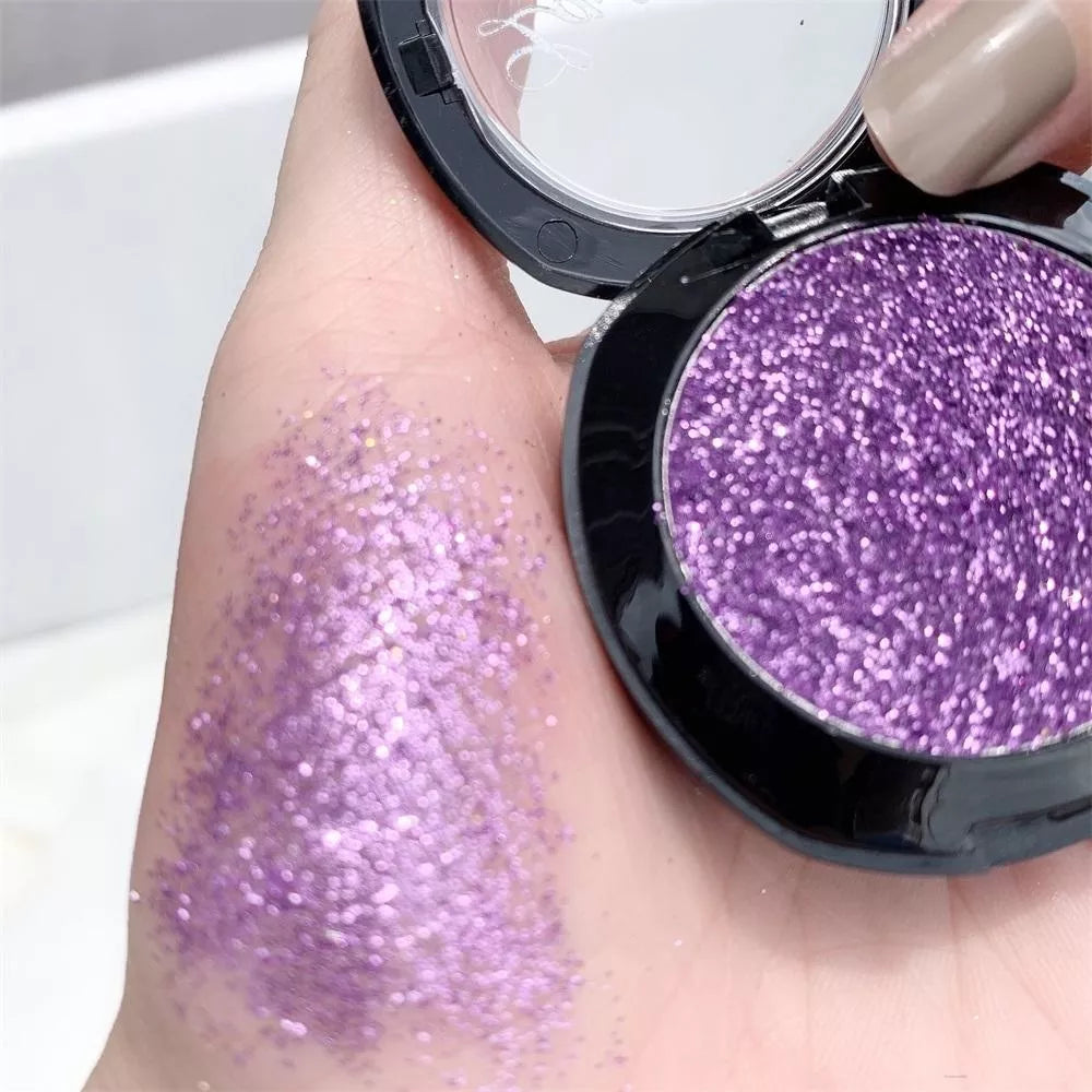 NEW Gel Sequin Monochrome Eyeshadow Pearly Glitter Silkworm Brightening Stage Makeup Cosmetics Glow In The Dark Makeup