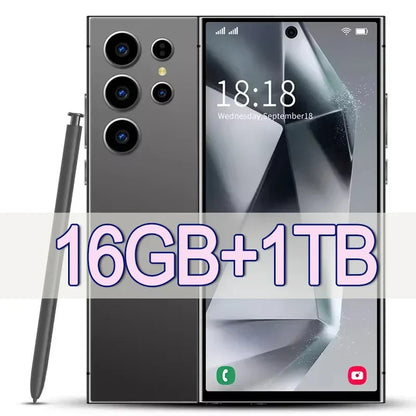 2025 New S24 Ultra 7.3HD Original Smartphone Global Version 4G 5G Dual SIM Cellphones Android14 Cell Phone 8000mAh Mobile Phones
