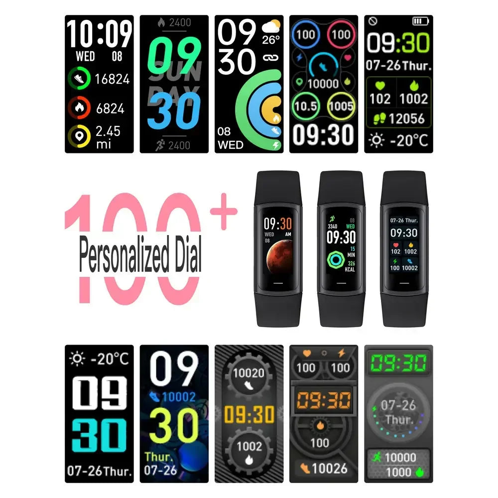 Smart Band 8 Pro Fitness Bracelet Wristbands Woman Pedometers For Walking Women'S Watches For Huawei Xiaomi Phone