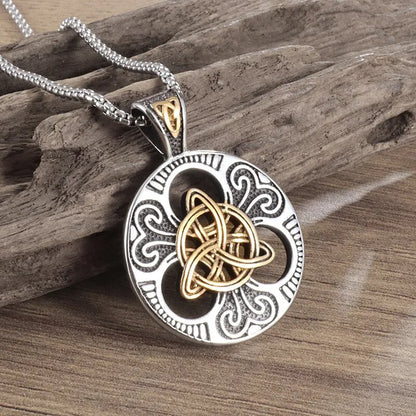 New Metal Black Cross Pendant Necklace Men and Women Fashion Gothic Punk Trend Hip Hop Accessories Jewelry Gift Wholesale