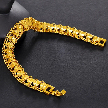 Sha Jin Bracelet Women's Bracelet Fu Zi Fashion Geometry Women's Personalized Watch Chain