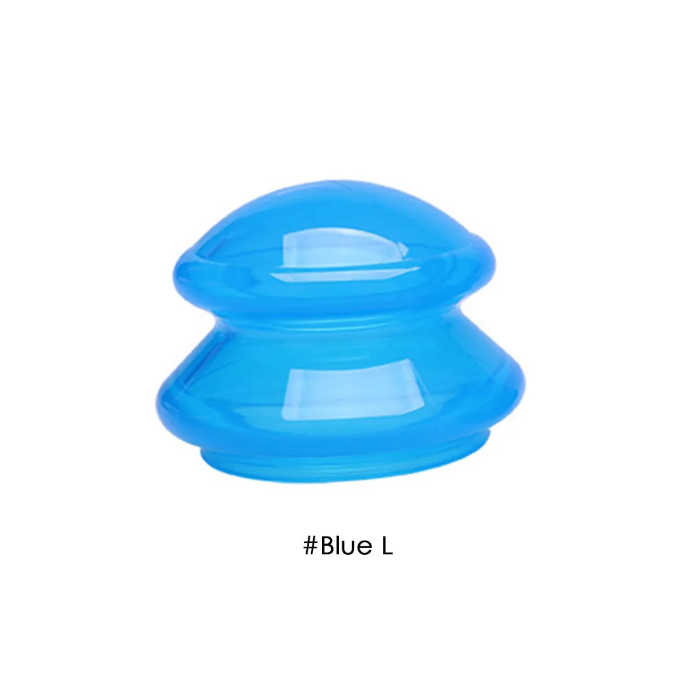 1/4Pcs Silicone Body Cupping Cups For Face Neck Back Eyes Massage Vacuum Cans Anti-cellulite Massager Suction Cup Treatments