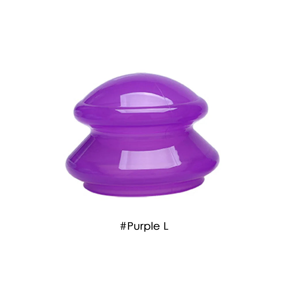 1/4Pcs Silicone Body Cupping Cups For Face Neck Back Eyes Massage Vacuum Cans Anti-cellulite Massager Suction Cup Treatments