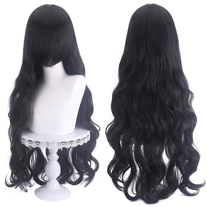 Genshin Impact Ice Blue Wig for Ayato Kamisato Cosplay Wig for Anime Long Fluffy Spiky Heat Resistant Wig for Halloween Party