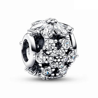 Newest Deer Star Witch Cat Castle Beads Shining Pendants Fit Original Pandora Charms Silver Color Bracelets DIY Women's Jewelry