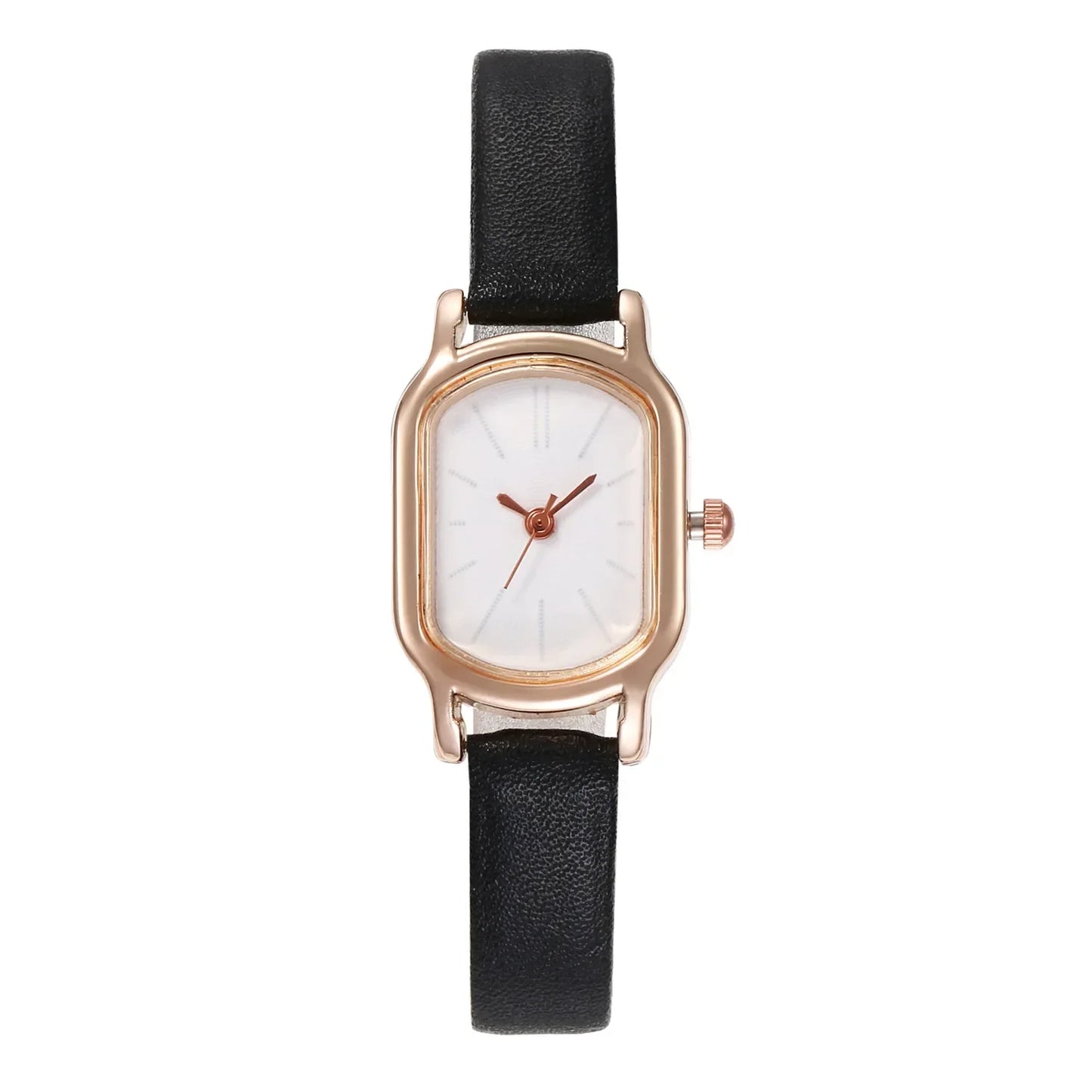 Women's Simple Vintage Watches for Women Dial Wristwatch Leather Strap Wrist Watch High Quality Ladies Casual Bracelet Watches