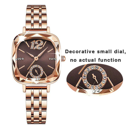 MAYZHISU Luxury Watch for Woman Waterproof Stainless Steel Quartz Ladies Watch High Quality Women's Watches Elegant Female Clock