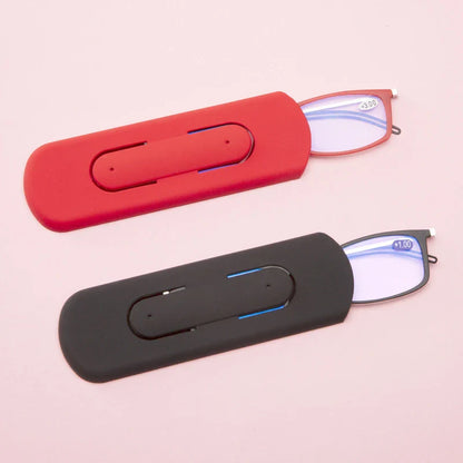 New Ultra-thin Phone Holder Reading Glasses Men Women TR90 Anti-blue Light Computer Spectacles and Convenient To Carry Around