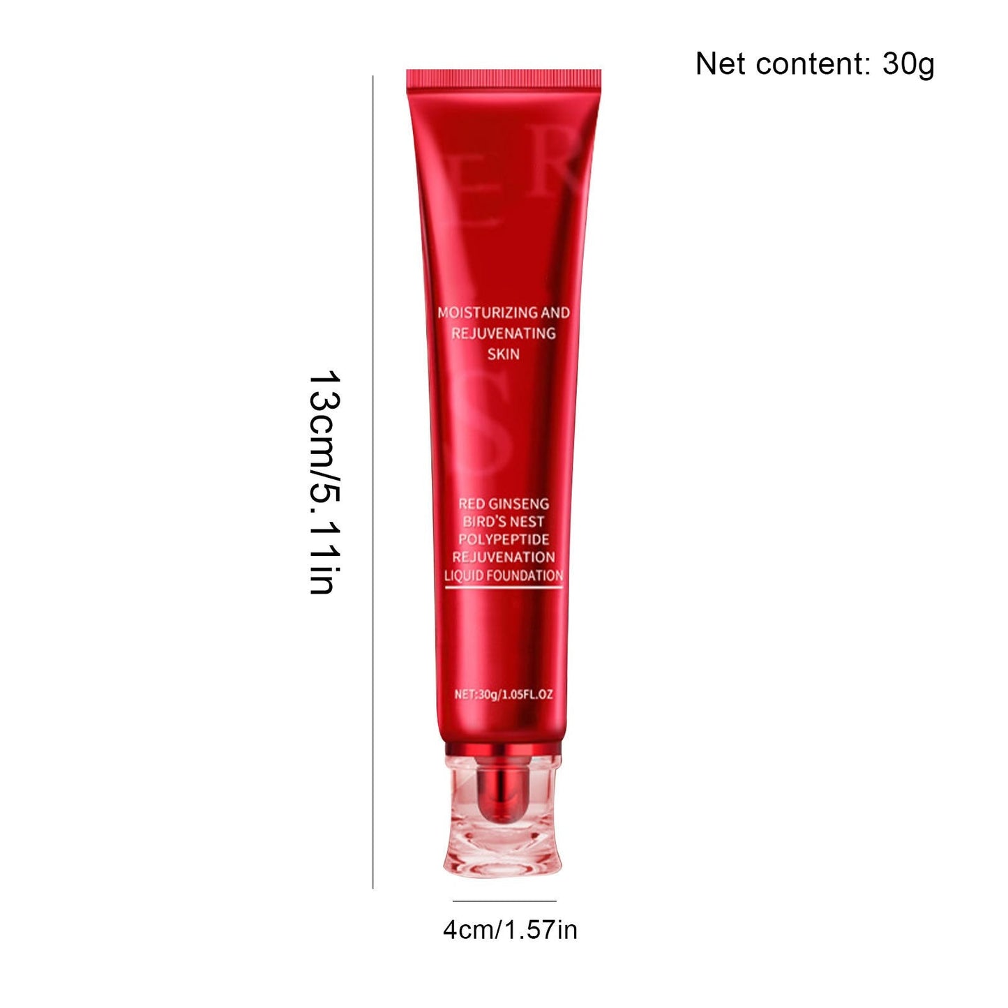 Liquid Foundation Makeup 30g Soft Matte Liquid Foundation Multi-Use Liquid Foundation Makeup Full Coverage Lightweight Buildable