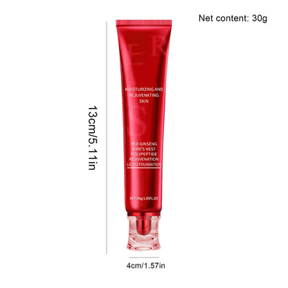 Liquid Foundation Makeup 30g Soft Matte Liquid Foundation Multi-Use Liquid Foundation Makeup Full Coverage Lightweight Buildable