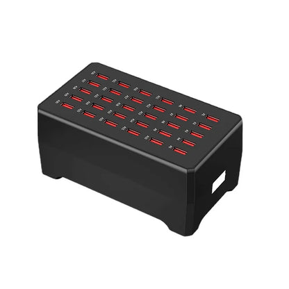 150W Multi USB Fast Charger 30 Ports USB LED Indicator Carregador Charging Station For Tablet iPhone 12 13 14 Samsung S23 Ipad