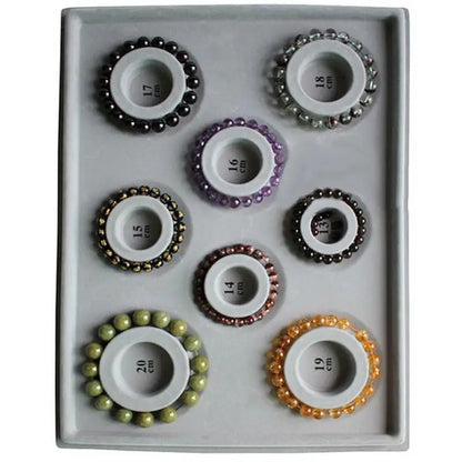 1PCS Flocked Bead Board Bracelet Necklace Beading Accessories Measuring Tools Design Jewelry DIY Craft Tool Jewelry Making