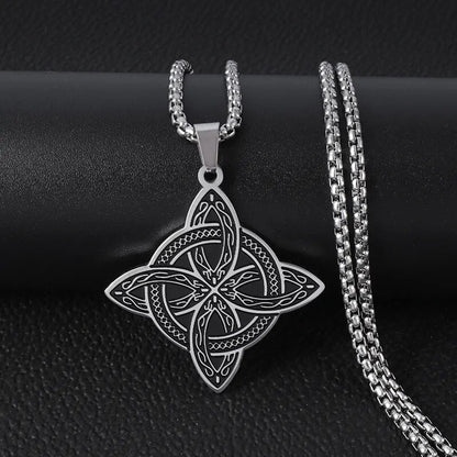 New Metal Black Cross Pendant Necklace Men and Women Fashion Gothic Punk Trend Hip Hop Accessories Jewelry Gift Wholesale