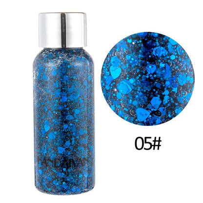 1pcs Eyeshadow Sequins Face Eye Glitter Sequin Gel Diamond Shiny Glitter Body Sequins Makeup Decorative For Party Festival