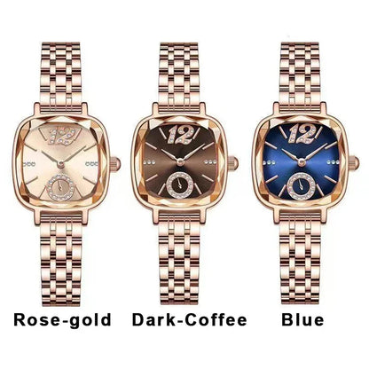 MAYZHISU Luxury Watch for Woman Waterproof Stainless Steel Quartz Ladies Watch High Quality Women's Watches Elegant Female Clock