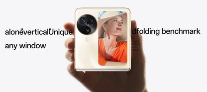 In Stock Oppo Find N3 Flip Smart Phone Android 13.0 OTA Update Dimensity 9200 Fingerprint 50.0MP Camera 6.8" AMOLED Folded 120HZ