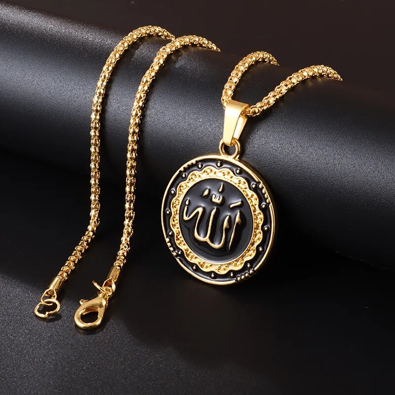 New Metal Black Cross Pendant Necklace Men and Women Fashion Gothic Punk Trend Hip Hop Accessories Jewelry Gift Wholesale