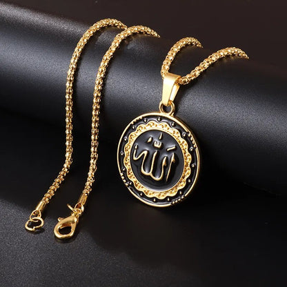 New Metal Black Cross Pendant Necklace Men and Women Fashion Gothic Punk Trend Hip Hop Accessories Jewelry Gift Wholesale