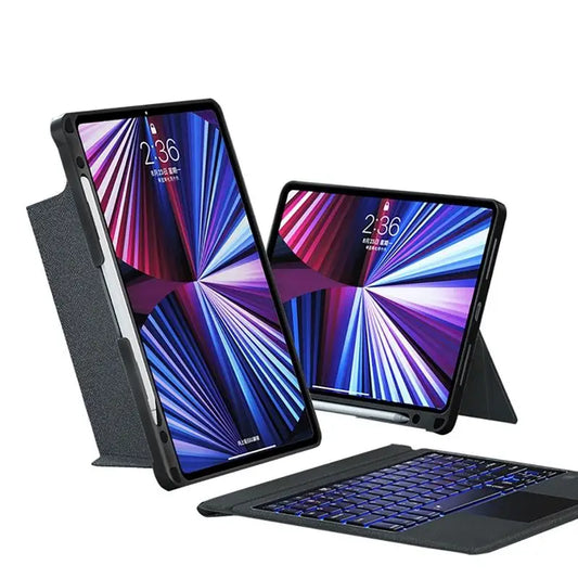 New! Wireless Keyboard for iPad Pro 12.9 11 10.9 10.5 10.2 Magnetic Detachable Keyboard for iPad Pro 11 2021 Tablet Keyboard