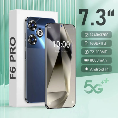 F6 Pro New Cross-Border Mobile Phone Wholesale 2+16G Android 8.1 Large Screen Factory Direct 4G Foreign Trade Phone