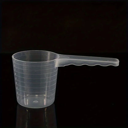 Transparent Pet Measuring Spoon 50g 100ml Plastic Dog Cat Feeder