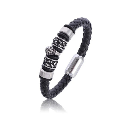 Men\\\\\\'s Vintage Skull Beaded Skull Bracelets Men\\\\\\'s Bracelets Gothic Jewelry Accessories Gifts