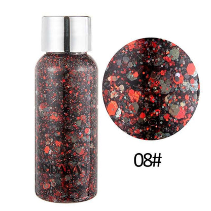 1pcs Eyeshadow Sequins Face Eye Glitter Sequin Gel Diamond Shiny Glitter Body Sequins Makeup Decorative For Party Festival