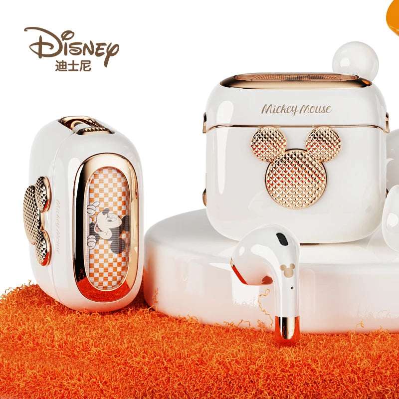 Disney Earbuds Q6 HIFI Sound Headsets Bluetooth Active Noise Reduction Wireless Earphones Waterproof Deep Bass Girls Gifts