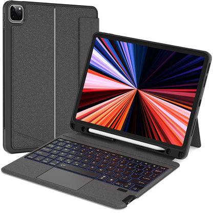 New! Wireless Keyboard for iPad Pro 12.9 11 10.9 10.5 10.2 Magnetic Detachable Keyboard for iPad Pro 11 2021 Tablet Keyboard