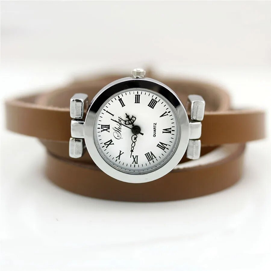 Shsby New  Fashion Hot-selling Women's Long Leather Female Watch  ROMA  Vintage Watch Women Watches