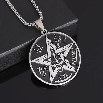 New Metal Black Cross Pendant Necklace Men and Women Fashion Gothic Punk Trend Hip Hop Accessories Jewelry Gift Wholesale